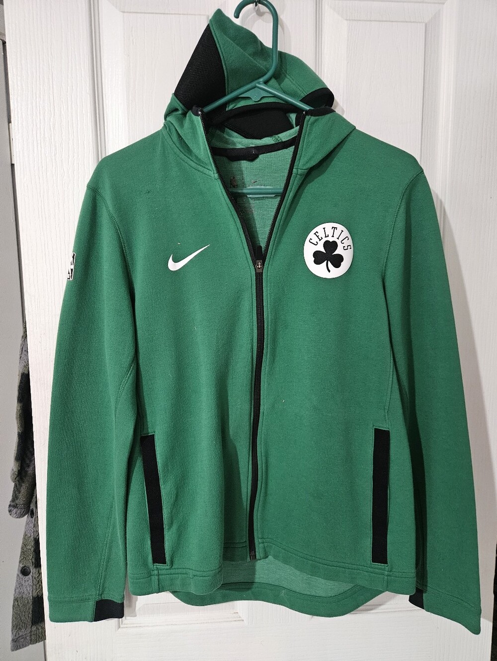 Nike Green Celtics Hooded Full-Zip Jacket